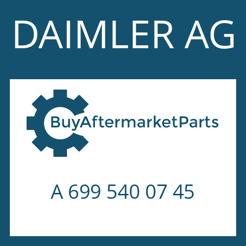 DAIMLER AG A 699 540 07 45 - FS ELEK