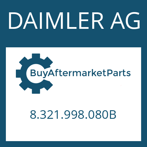 DAIMLER AG 8.321.998.080B - EST 18 E