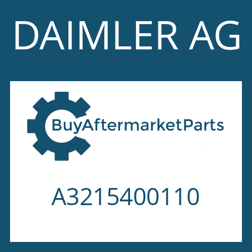 DAIMLER AG A3215400110 - CABLE GENERAL