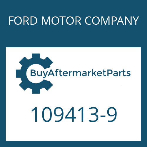 109413-9 FORD MOTOR COMPANY COVER