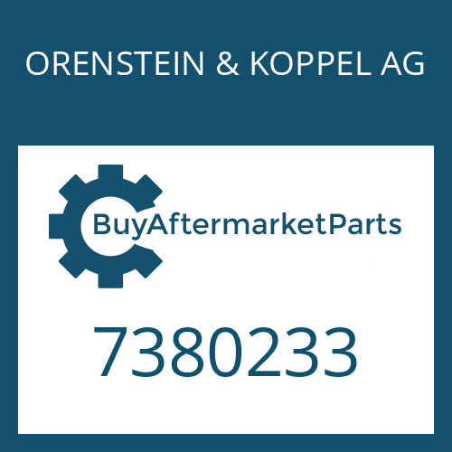 ORENSTEIN & KOPPEL AG 7380233 - SWITCH