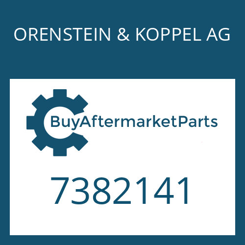 ORENSTEIN & KOPPEL AG 7382141 - GASKET