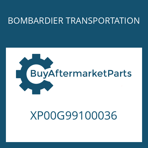 BOMBARDIER TRANSPORTATION XP00G99100036 - SCREW PLUG