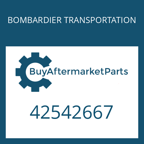 42542667 BOMBARDIER TRANSPORTATION INTERLOCK