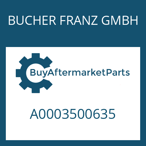 BUCHER FRANZ GMBH A0003500635 - HUB