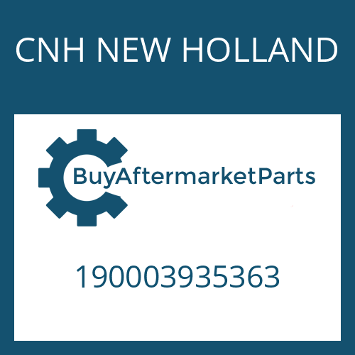190003935363 CNH NEW HOLLAND SNAP RING