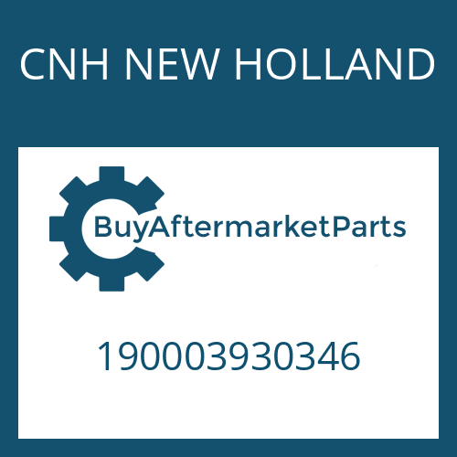 190003930346 CNH NEW HOLLAND RETAINING RING