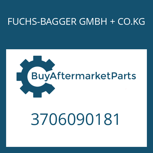 FUCHS-BAGGER GMBH + CO.KG 3706090181 - CAP SCREW