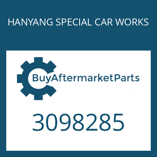 3098285 HANYANG SPECIAL CAR WORKS ACCUMULATOR