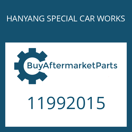 HANYANG SPECIAL CAR WORKS 11992015 - O-RING