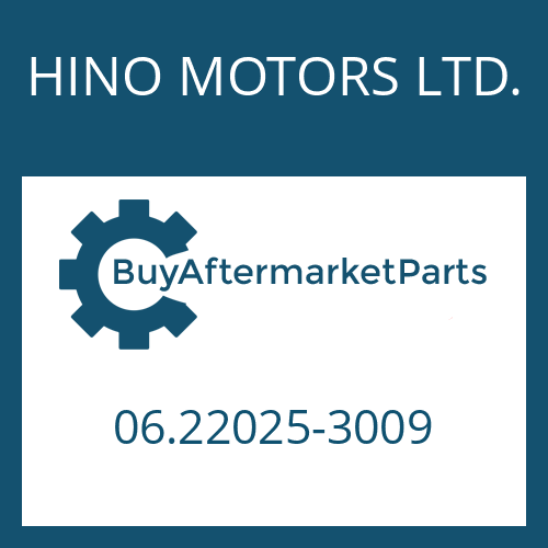 HINO MOTORS LTD. 06.22025-3009 - CYLINDRICAL PIN