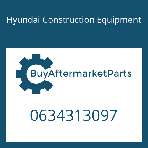 Hyundai Construction Equipment 0634313097 - O-RING