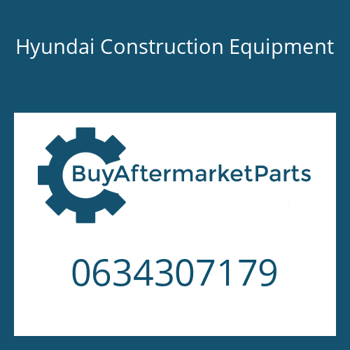 Hyundai Construction Equipment 0634307179 - GASKET