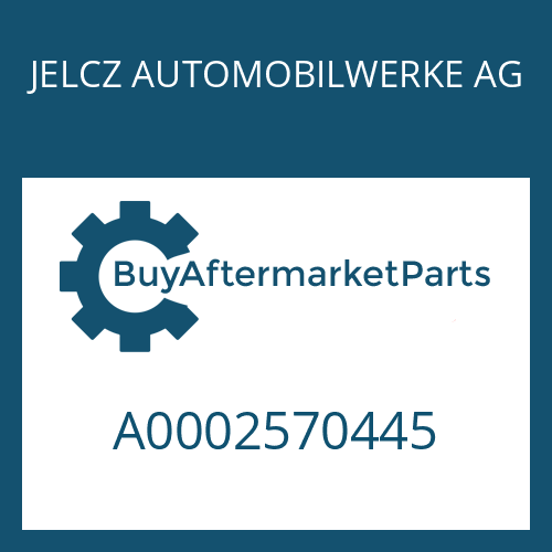 JELCZ AUTOMOBILWERKE AG A0002570445 - CONN.PART