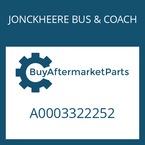 JONCKHEERE BUS & COACH A0003322252 - SHIM