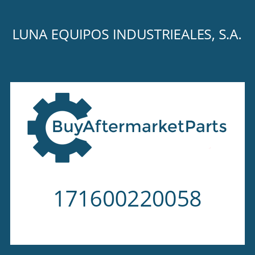 171600220058 LUNA EQUIPOS INDUSTRIEALES, S.A. SLOTTED NUT