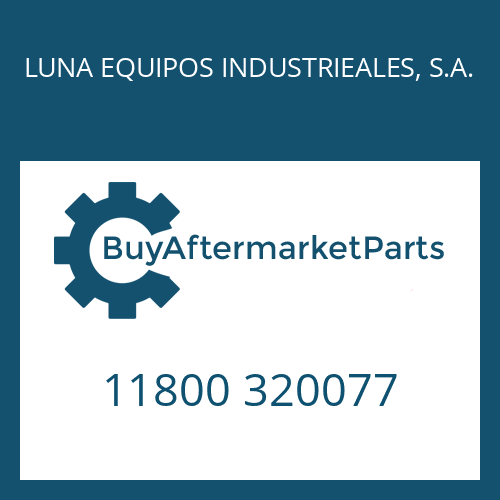 LUNA EQUIPOS INDUSTRIEALES, S.A. 11800 320077 - SLIDING PAD
