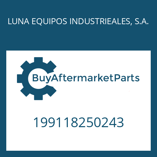LUNA EQUIPOS INDUSTRIEALES, S.A. 199118250243 - SHIFT CYLINDER