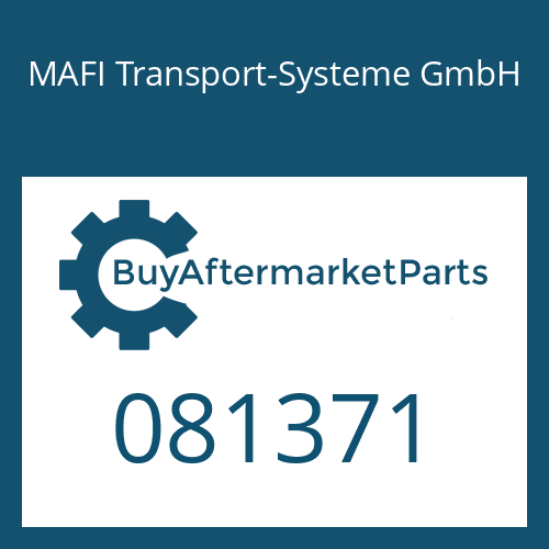 MAFI Transport-Systeme GmbH 081371 - DIFFERENTIAL AXLE