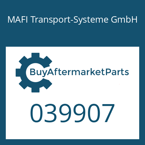 MAFI Transport-Systeme GmbH 039907 - O-RING