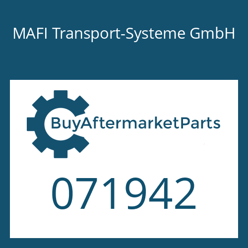 MAFI Transport-Systeme GmbH 071942 - SCREEN SHEET