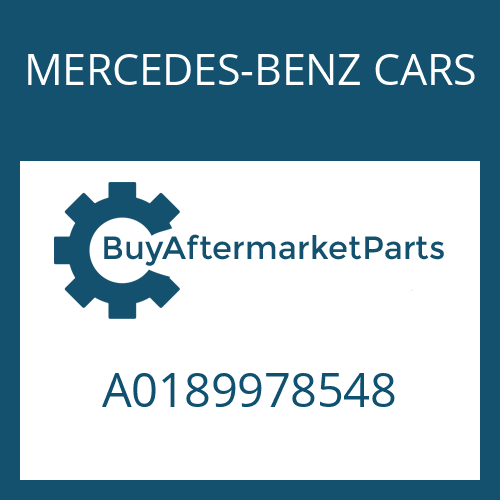 MERCEDES-BENZ CARS A0189978548 - PISTON RING