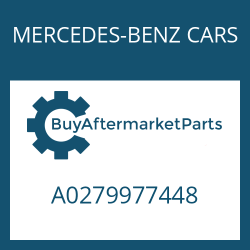 MERCEDES-BENZ CARS A0279977448 - RECTANGULAR RING