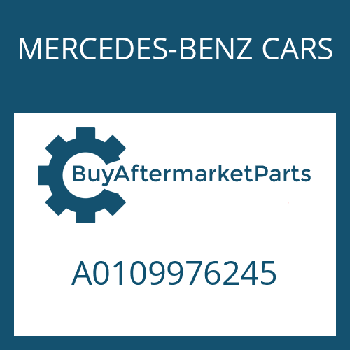 MERCEDES-BENZ CARS A0109976245 - O-RING