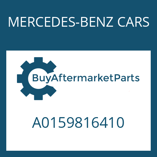 MERCEDES-BENZ CARS A0159816410 - NEEDLE CAGE