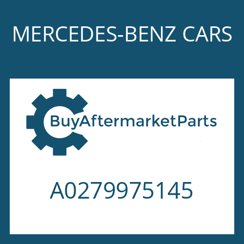 A0279975145 MERCEDES-BENZ CARS LIP SEALING RING
