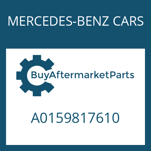 MERCEDES-BENZ CARS A0159817610 - ROLLER CAGE