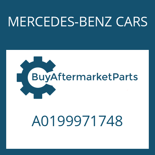 MERCEDES-BENZ CARS A0199971748 - O-RING