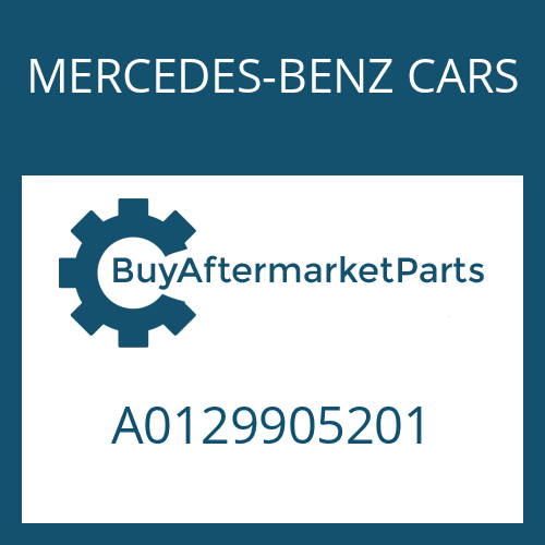MERCEDES-BENZ CARS A0129905201 - HEXAGON SCREW