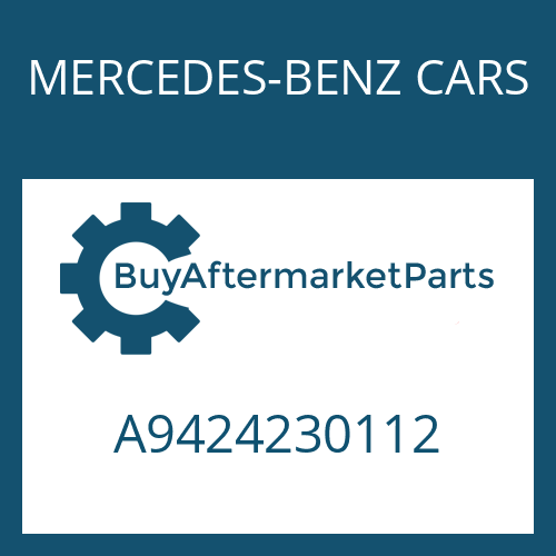 A9424230112 MERCEDES-BENZ CARS BRAKE DISC