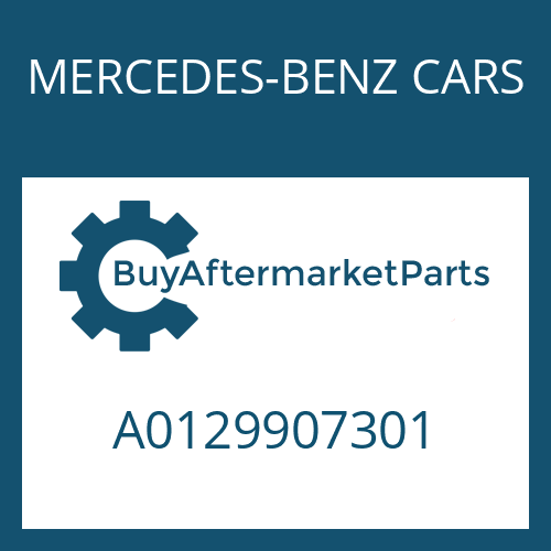 MERCEDES-BENZ CARS A0129907301 - HEXAGON SCREW