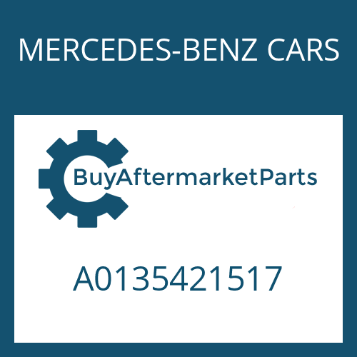 A0135421517 MERCEDES-BENZ CARS PULSE DISC