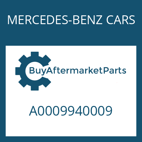 MERCEDES-BENZ CARS A0009940009 - CIRCLIP