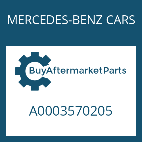 MERCEDES-BENZ CARS A0003570205 - HUB CARRIER