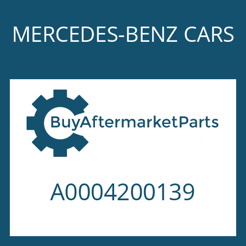 A0004200139 MERCEDES-BENZ CARS REPAIR KIT