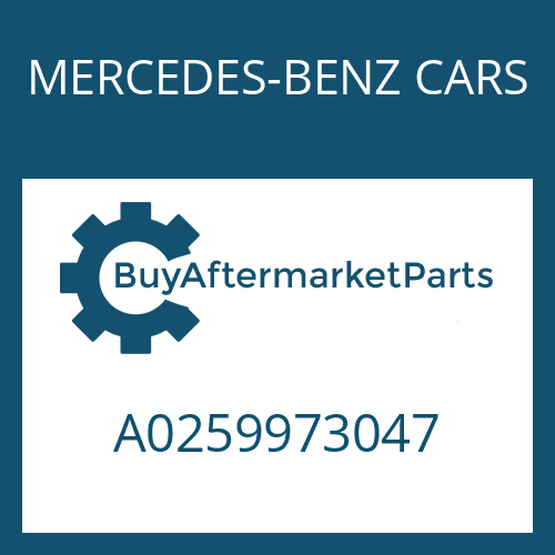 MERCEDES-BENZ CARS A0259973047 - SEALING RING
