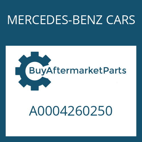 A0004260250 MERCEDES-BENZ CARS BEARING BUSH