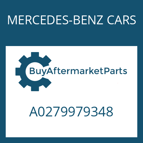 MERCEDES-BENZ CARS A0279979348 - O-RING