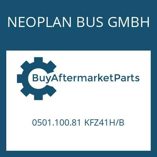 0501.100.81 KFZ41H/B NEOPLAN BUS GMBH GASKET