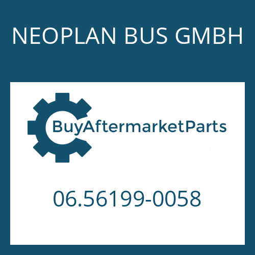 NEOPLAN BUS GMBH 06.56199-0058 - SEALING RING