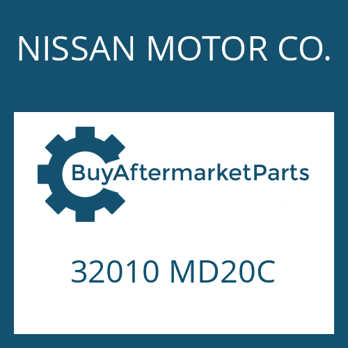 NISSAN MOTOR CO. 32010 MD20C - 6 AS 420 V