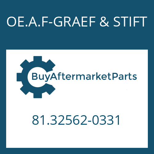 OE.A.F-GRAEF & STIFT 81.32562-0331 - TUBE