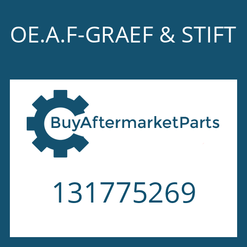 OE.A.F-GRAEF & STIFT 131775269 - O-RING