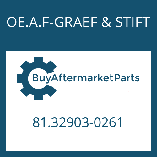 OE.A.F-GRAEF & STIFT 81.32903-0261 - GASKET