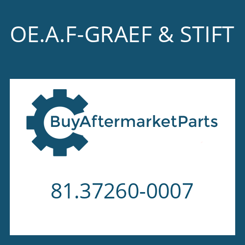 OE.A.F-GRAEF & STIFT 81.37260-0007 - INNER RING