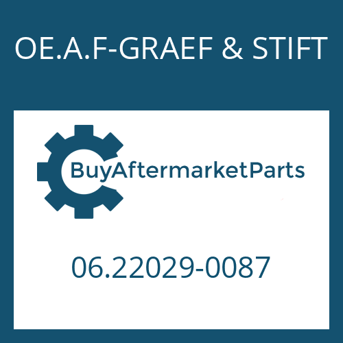 OE.A.F-GRAEF & STIFT 06.22029-0087 - CYLINDRICAL PIN